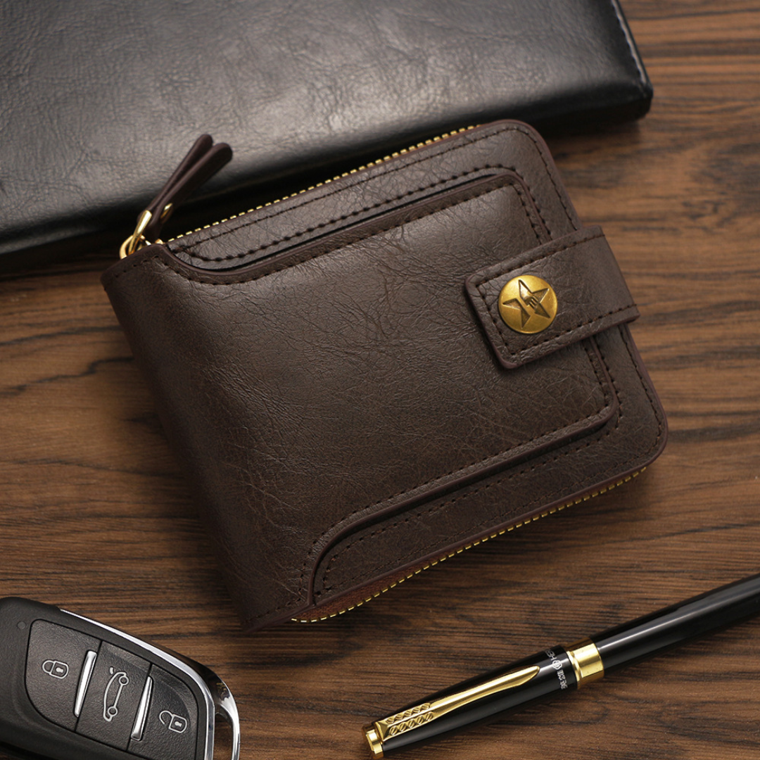 Portefeuille en Cuir - Sécurisé et Solide  - Auréon