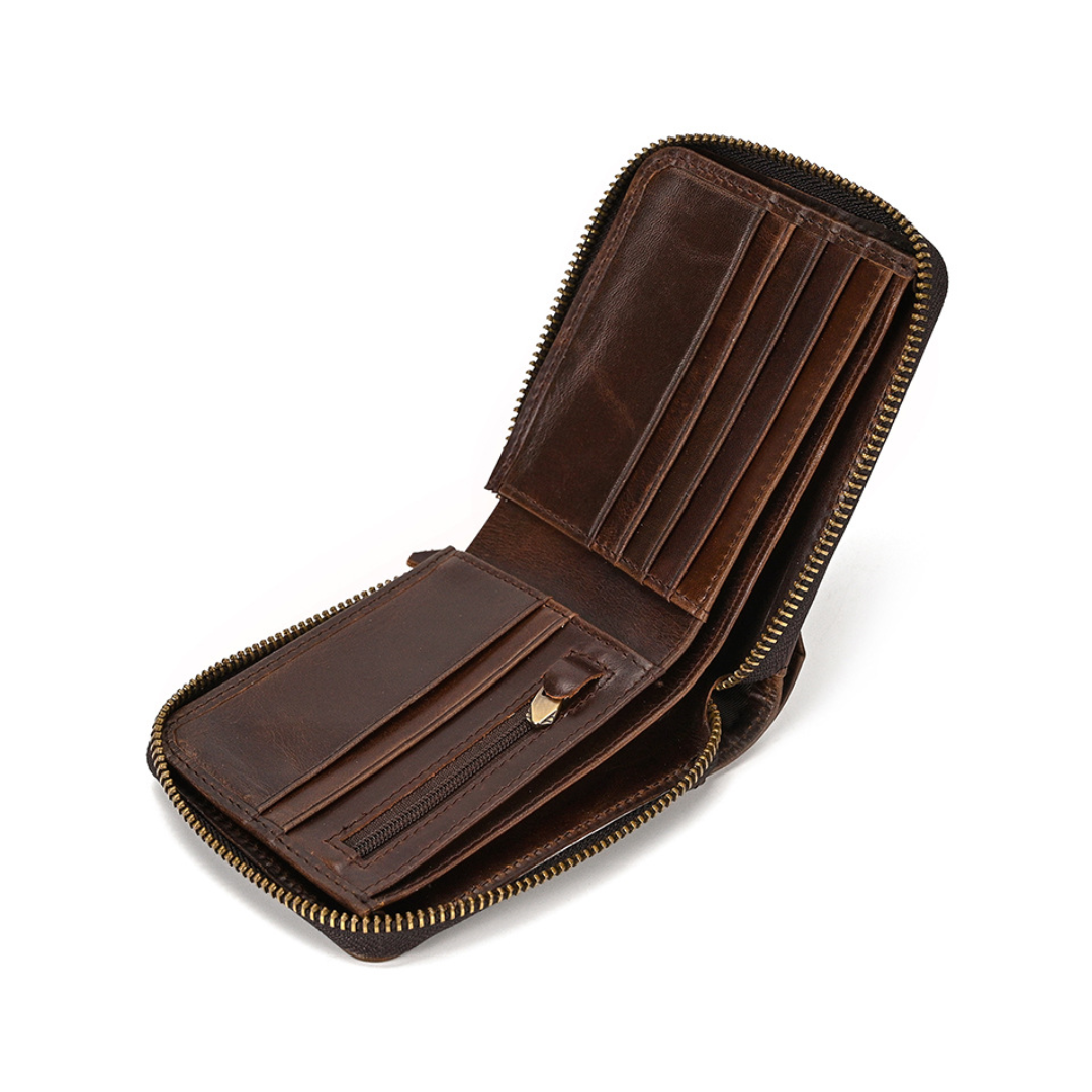 Portefeuille en Cuir de Vache Pleine Fleur - Valerno | Armano™