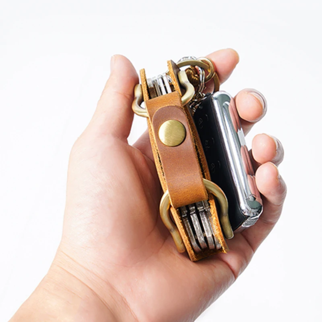 Organisateur de Clés en Cuir de Vache Pleine Fleur | Armano™